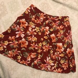 (3 FOR $15) Garage Floral Skirt